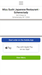 Mobile Screenshot of mizusushischenectady.com